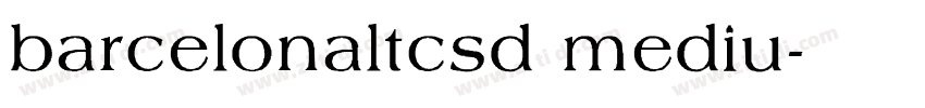 barcelonaltcsd mediu字体转换
